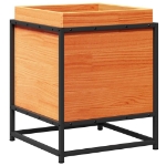 Fioriera Giardino Marrone Cera 40x40x50 cm Legno Massello Pino