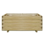 Letto Rialzato 100x50x40 cm in Legno Rettangolare
