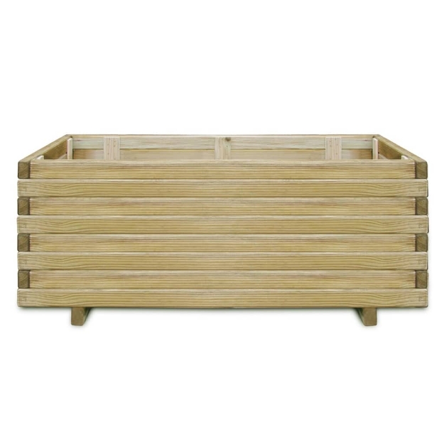Letto Rialzato 100x50x40 cm in Legno Rettangolare