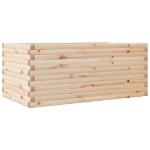 Fioriera da Giardino 110x60x46 cm in Legno Massello di Pino