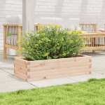 Fioriera da Giardino 90x40x23 cm in Legno Massello di Pino