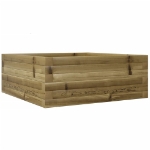 Fioriera da Giardino 60x60x23 cm in Legno di Pino Impregnato