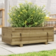 Fioriera da Giardino 70x40x26,5 cm in Legno di Pino Impregnato