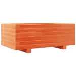 Fioriera Giardino Marrone Cera 70x40x26,5cm Legno Massello Pino