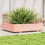 Fioriera da Giardino 110x110x26,5 cm Legno Massello di Douglas
