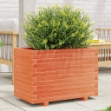 Fioriera Giardino Marrone Cera 70x40x49,5cm Legno Massello Pino