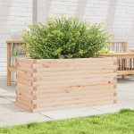 Fioriera da Giardino 90x40x46 cm in Legno Massello di Pino