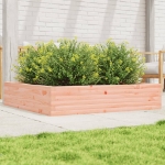 Fioriera da Giardino 110x110x23 cm Legno Massello di Douglas
