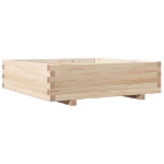 Fioriera da Giardino 90x90x26,5 cm in Legno Massello di Pino