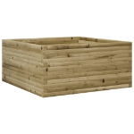 Fioriera da Giardino 100x100x46 cm in Legno di Pino Impregnato