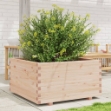 Fioriera da Giardino 90x90x49,5 cm in Legno Massello di Pino
