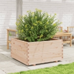 Fioriera da Giardino 90x90x49,5 cm in Legno Massello di Pino