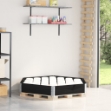 Fioriera Rialzata Esagonale Nera 160x160cm Legno di Pino
