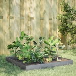 Fioriera Rialzata da Giardino 100x100x18,5cm in Acciaio zincato