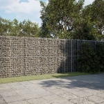 Cesto Gabbione con Copertura 900x100x200 cm in Ferro Zincato