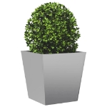 Fioriera da Giardino 40x40x40 cm in Acciaio Zincato