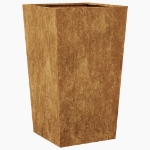 Fioriera da Giardino 45x45x75 cm in Acciaio Corten