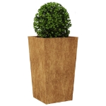 Fioriera da Giardino 45x45x75 cm in Acciaio Corten