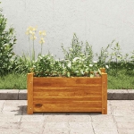 Letto Rialzato da Giardino in Legno di Acacia 50x25x25 cm