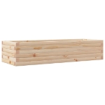 Fioriera da Giardino 110x40x23 cm in Legno Massello di Pino