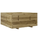 Fioriera da Giardino 100x100x49,5cm in Legno di Pino Impregnato