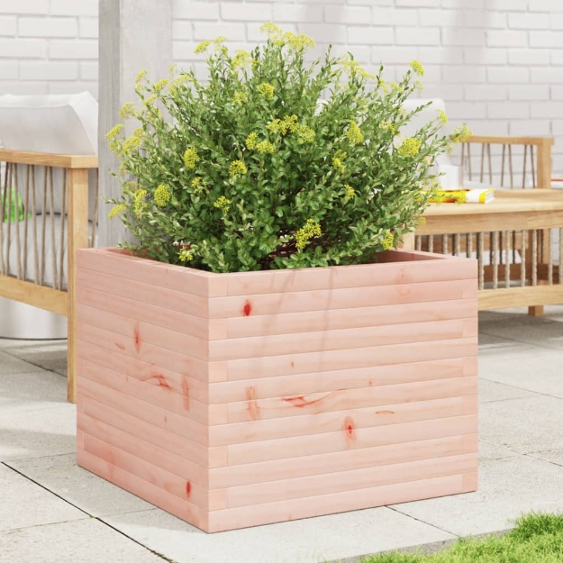 Fioriera da Giardino 60x60x46 cm in Legno Massello Di Douglas