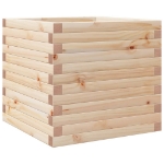 Fioriera da Giardino 50x50x46 cm in Legno Massello di Pino