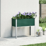 Fioriera da Giardino Verde 100x41x90 cm in Acciaio