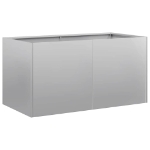 Fioriera 80x40x40 cm in Acciaio Zincato