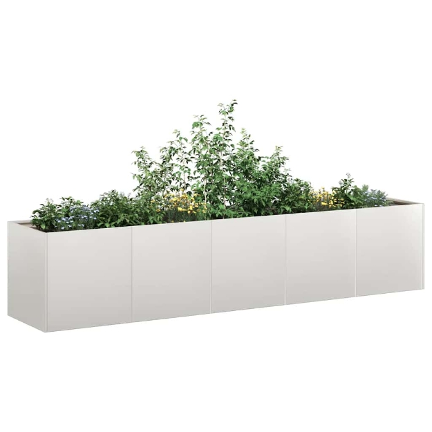 Fioriera 200x40x40 cm in Acciaio Inox