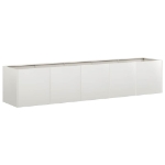 Fioriera 200x40x40 cm in Acciaio Inox