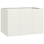Fioriera Bianca 120x80x80 cm in Acciaio
