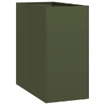 Fioriera Verde Oliva 40x80x80 cm in Acciaio