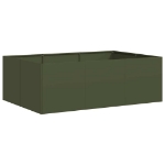 Fioriera Verde Oliva 120x80x40 cm in Acciaio