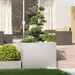 Fioriera 100x100x80 cm in Acciaio Inox