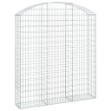 Cesto Gabbione ad Arco 150x30x160/180 cm Ferro Zincato