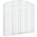 Cesto Gabbione ad Arco 200x30x180/200 cm Ferro Zincato
