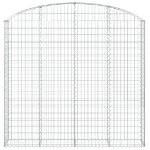 Cesto Gabbione ad Arco 200x30x180/200 cm Ferro Zincato