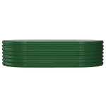 Letto Giardino Acciaio Verniciato a Polvere 152x80x36 cm Verde
