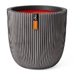 Capi Fioriera Groove 35x34 cm Antracite
