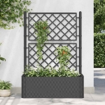 Letto Rialzato da Giardino Graticcio e Irrigazione Antracite