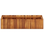 Letto Rialzato da Giardino 100x30x25 cm in Massello di Acacia