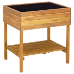 Fioriera Alta 78,5x58,5x78,5cm in Legno Massello di Acacia