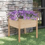 Fioriera da Giardino 70x70x70 cm in Legno Massello di Pino