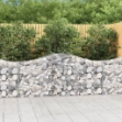 Cesti Gabbioni ad Arco 9 pz 200x30x80/100 cm Ferro Zincato