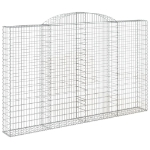 Cesti Gabbioni ad Arco 8 pz 300x30x180/200 cm Ferro Zincato