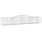 Cesto Gabbione ad Arco 400x50x60/80 cm Ferro Zincato