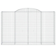 Cesto Gabbione ad Arco 300x50x180/200 cm Ferro Zincato