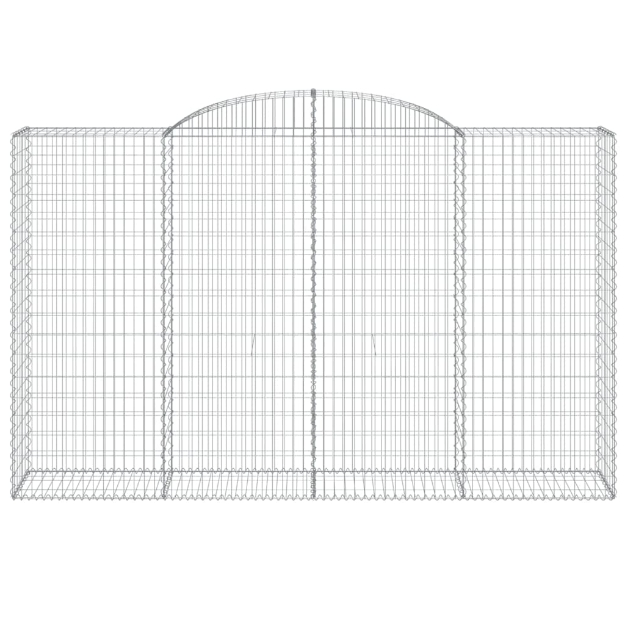 Cesto Gabbione ad Arco 300x50x180/200 cm Ferro Zincato