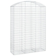 Cesto Gabbione ad Arco 150x50x200/220 cm Ferro Zincato